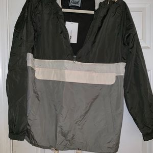 Fashion Nova The Takeover Windbreaker- Green Combo